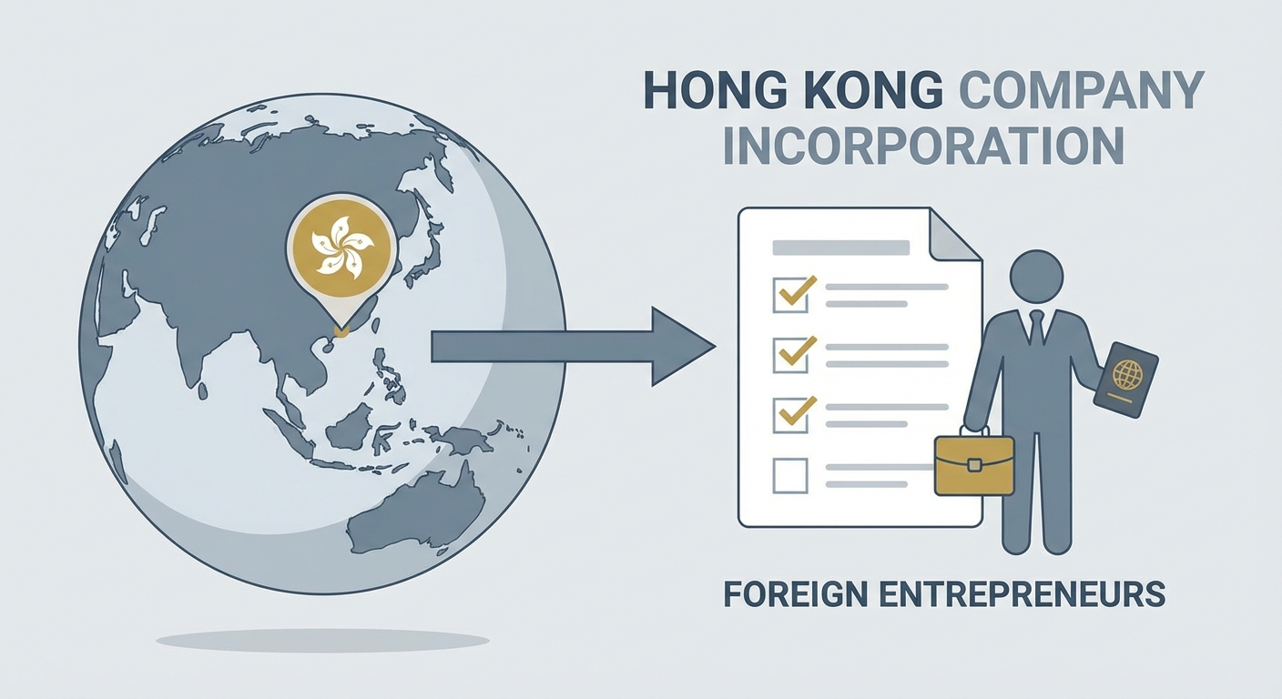 Hong Kong Company Incorporation Requirements for Foreign Entrepreneurs - Illustration 1
