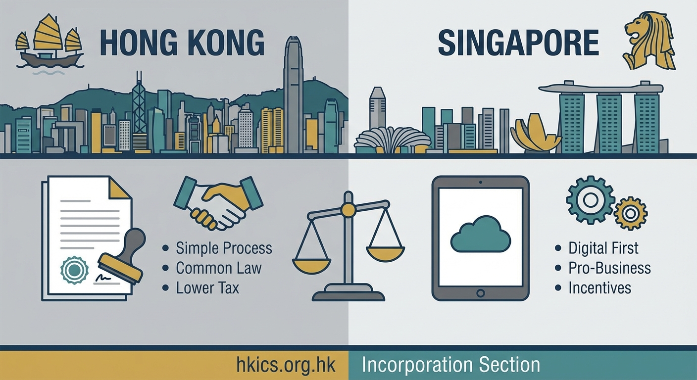 Hong Kong vs Singapore: Where Should You Incorporate Your Business? - Illustration 1